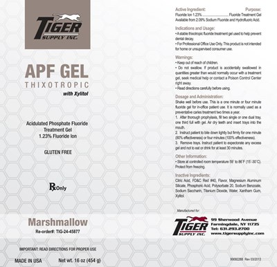 Tigerapfmarshmallow (Tiger Apf Gel Marshmallow)